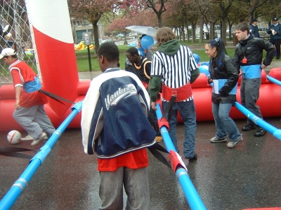 Baby-foot géant